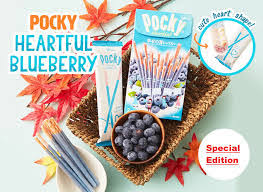 Pocky Heartful Blueberry