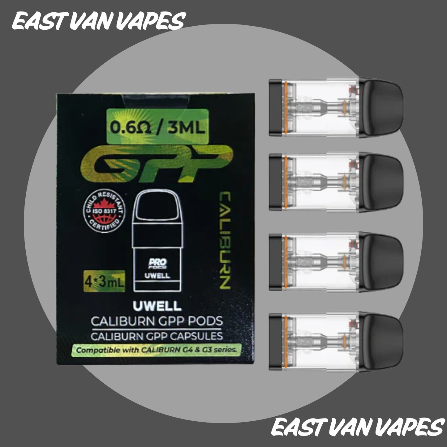Uwell Caliburn GPP (3ml) Replacement Pods (Online Only)