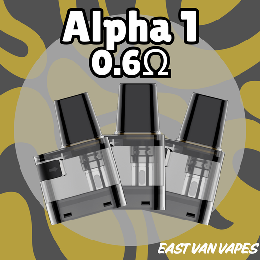 Alpha 1 Replacement Pods 0.6ohm