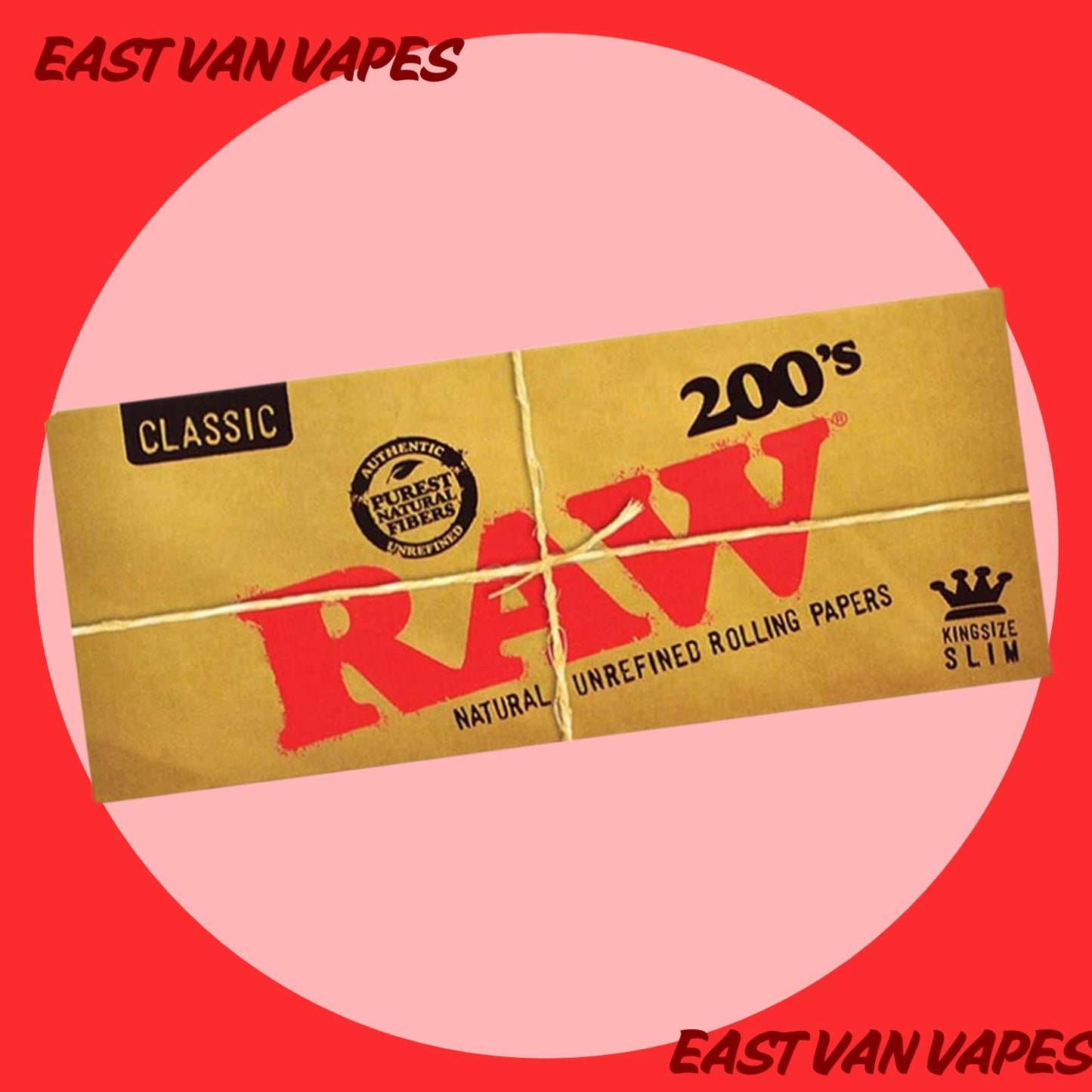 Raw 200 Pack Rolling Papers