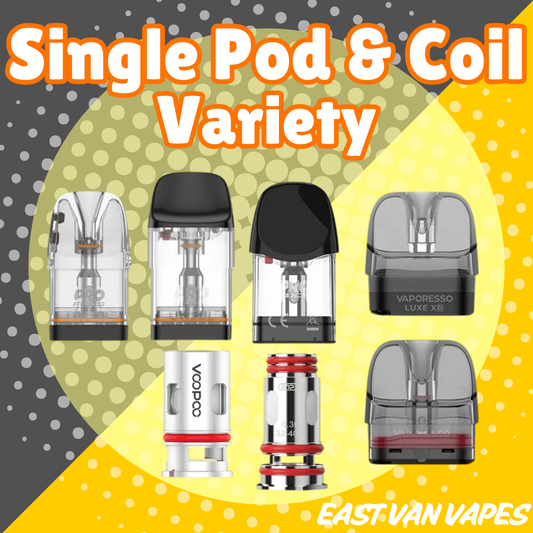 Single Pods/Coils Brand and Ohm Variety